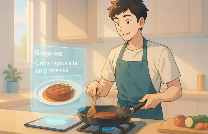 Recetas de cocina Google SGE