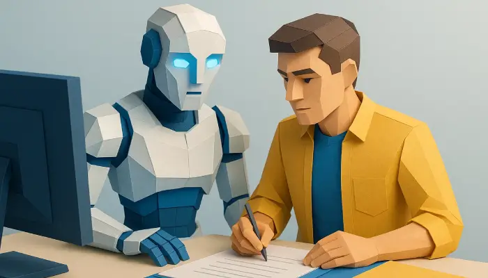 Borrador con IA edición humana