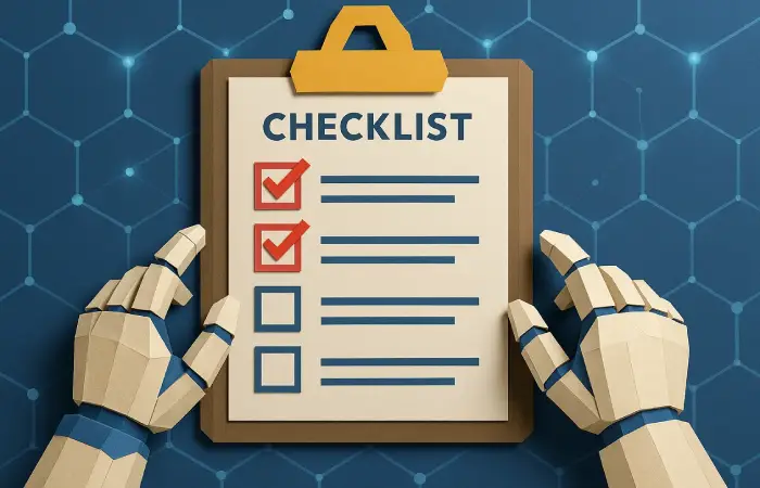 Checklist de publicación amigable con la IA