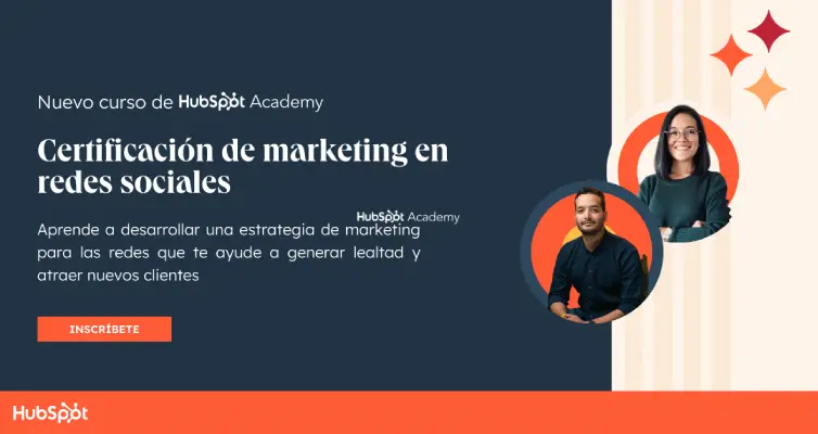 Publicidad en redes sociales de HubSpot Academy